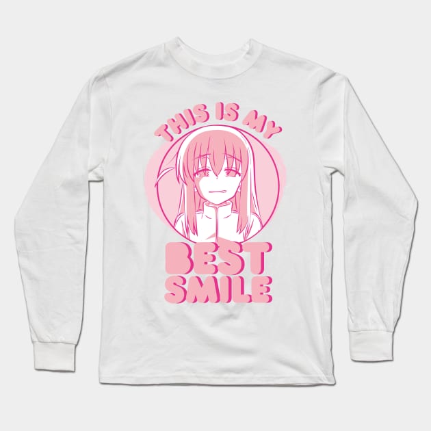 BOCCHI THE ROCK!: THIS IS MY BEST SMILE Long Sleeve T-Shirt by FunGangStore